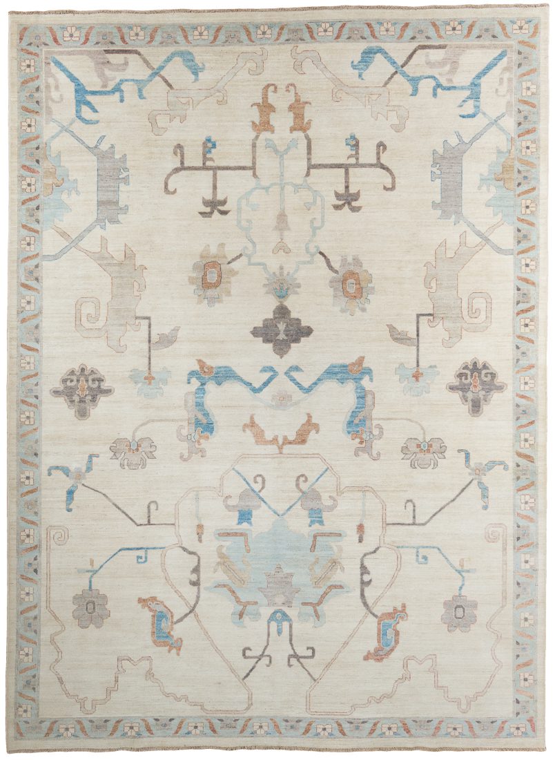 Afghan Oushak Handwoven Rug