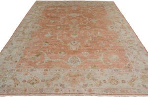 Turkish Angora Oushak Handwoven Rug
