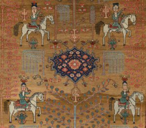 52975_ESTIRN1-Antique_Bakshaish_Folk_Life_Handwoven_Rug-7'5''x10'11''-Persia-1-Center