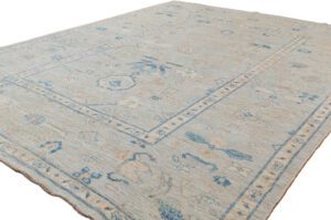 Afghan Oushak Handwoven Transitional Rug