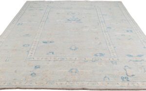 Afghan Oushak Handwoven Transitional Rug