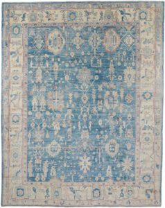 Oushak Transitional Handwoven Tribal Rug