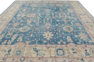 Oushak Transitional Handwoven Tribal Rug