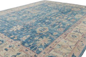 Oushak Transitional Handwoven Tribal Rug