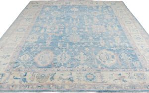 Oushak Transitional Handwoven Tribal Rug