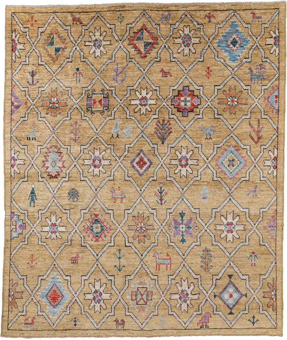Afghan Oushak Handwoven Rug