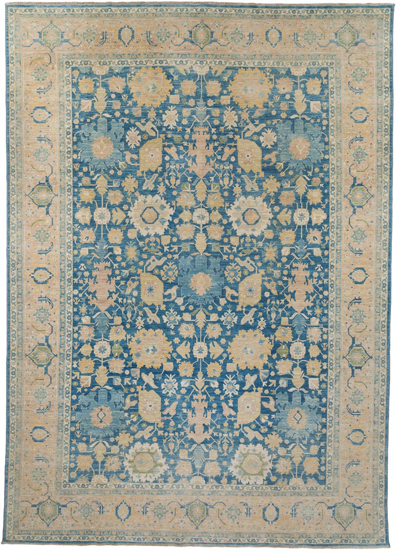 Afghan Harshang Handwoven Transitional Tribal Rug