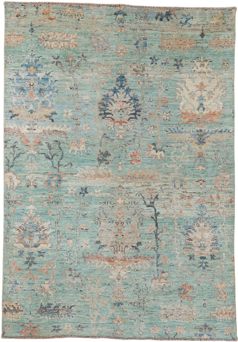 Afghan Oushak Handwoven Tribal Rug