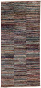 Afghan Gabbeh Transitional Handwoven Rug