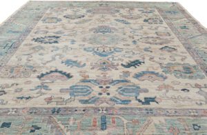 Oushak Transitional Handwoven Tribal Rug