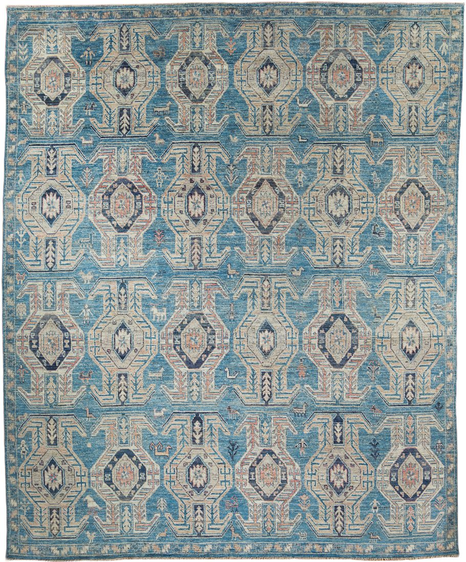 Afghan Oushak Handwoven Tribal Rug