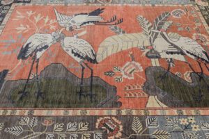 53489_BTR003A-Samarkand_Crane_Handwoven_Pictorial_Rug-9'4''x12'0''-Afghanistan-13