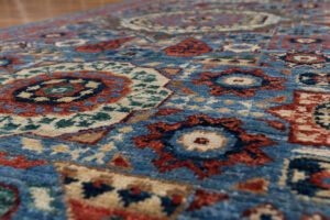 52240_BTR041A-Mamluk_Blue_Handwoven_Tribal_Rug-2'8''x19'6''-Afghanistan-7