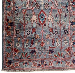 52242_BTR040A-Sultanabad_Handwoven_Tribal_Rug-2'0''x5'0''-Afghanistan-1-Border