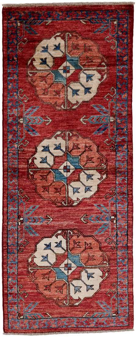 Afghan Ersari Turkmen Handwoven Tribal Rug