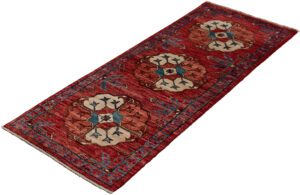 Afghan Ersari Turkmen Handwoven Tribal Rug