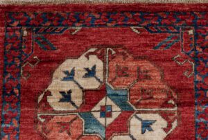 52243_BTR040A-Ersari_Turkmen_Handwoven_Tribal_Rug-1'11''x4'9''-Afghanistan-3