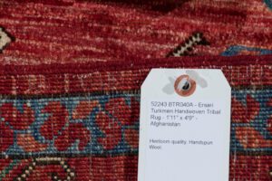 52243_BTR040A-Ersari_Turkmen_Handwoven_Tribal_Rug-1'11''x4'9''-Afghanistan-6