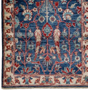 52244_BTR040A-Sultanabad_Handwoven_Tribal_Rug-2'1''x4'10''-Afghanistan-1-Border