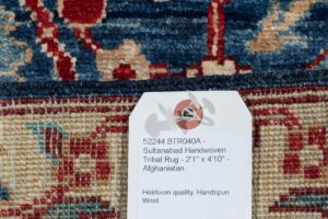 52244_BTR040A-Sultanabad_Handwoven_Tribal_Rug-2'1''x4'10''-Afghanistan-6