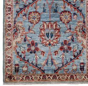 52249_BTR040A-Mughal_Handwoven_Tribal_Rug-2'0''x4'10''-Afghanistan-1-Border