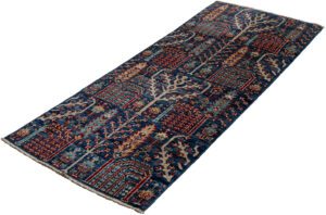 Afghan Bakshaish Trees Handwoven Tribal Rug
