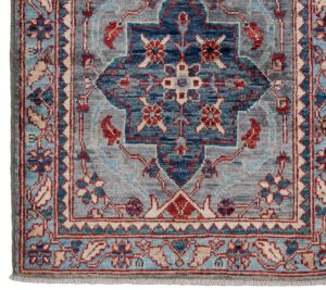 52251_BTR040A-Heriz_Handwoven_Tribal_Rug-2'0''x4'10''-Afghanistan-1-Border