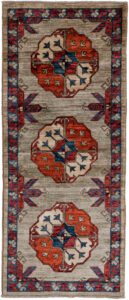 Afghan Ersari Turkmen Handwoven Tribal Rug