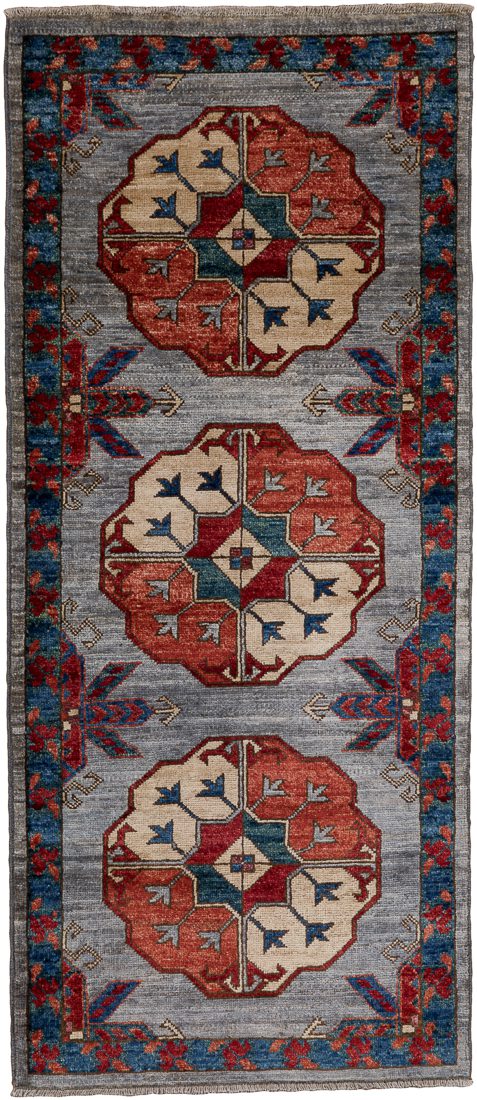 Ersari Turkmen Handwoven Tribal Rug