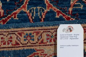 52263_BTR040A-Mughal_Handwoven_Tribal_Rug-2'0''x4'10''-Afghanistan-6