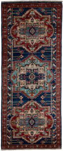 Afghan Heriz Handwoven Tribal Rug