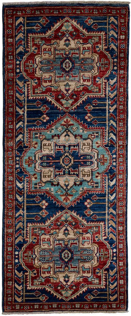 Afghan Heriz Handwoven Tribal Rug