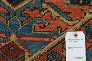 25905-Antique_Heriz_Handwoven_Rug-8'6''x10'10''-Persia-12