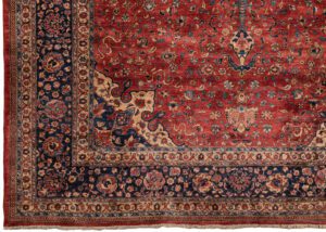 32082-Mohtasham_Kashan_Super_Fine_Handwoven_Tribal_Rug-10'4''x13'10''-Afghanistan-1-Border