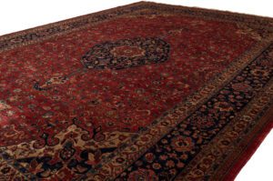 Afghan Mohtasham Kashan Handwoven Tribal Rug