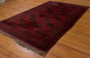 Afghan Bokara Vintage Handwoven Rug