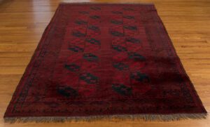 Afghan Bokara Vintage Handwoven Rug