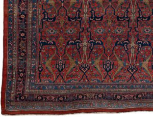 38479-Antique_Bidjar_Handwoven_Rug-10'5''x11'4''-Persia-1-Border