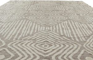Undyed Moroccan wool rug