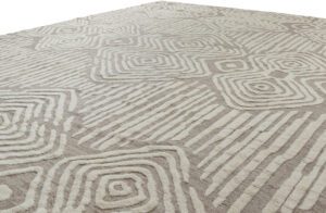 Undyed Moroccan wool rug