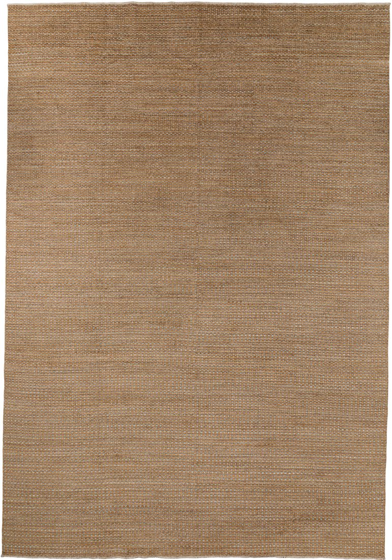 Modern Afghan Wool and Silk Handwoven Rug