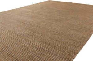 Modern Afghan Wool and Silk Handwoven Rug