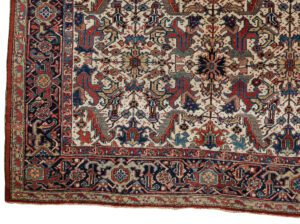 29596-Antique_Persian_Heriz_Handwoven_Rug-8'0''x9'9''-Persia-1-Border