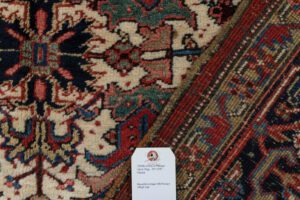 29596-Antique_Persian_Heriz_Handwoven_Rug-8'0''x9'9''-Persia-2