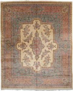 Persian Kerman Semi Antique Handwoven Rug