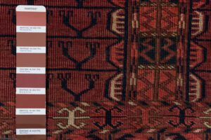 40631-Antique_Turkmen_Yomut_Ensi_Handwoven_Rug-3'9''x5'5''-Turkmenistan-18