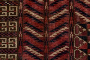 40631-Antique_Turkmen_Yomut_Ensi_Handwoven_Rug-3'9''x5'5''-Turkmenistan-8