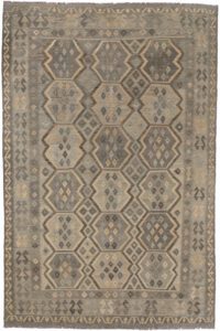 Afghan Uzbek Maimana Kilim Handwoven Rug