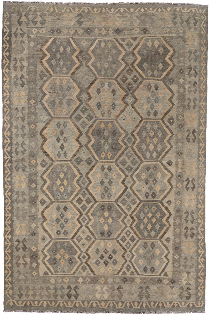Afghan Uzbek Maimana Kilim Handwoven Rug