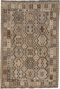 Afghan Uzbek Maimana Kilim Handwoven Rug